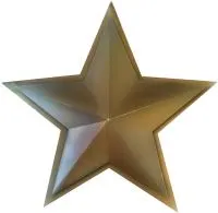 Звезда на памятник состаренная бронза в Валуйках (518501)