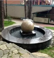 Сфера гранит фонтан 3D шар (518901) ∅ 750 мм. Валуйки