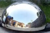 Полусфера ø 1500 нержавеющая сталь (207298) сертификат промоборудование мм.  в Валуйках