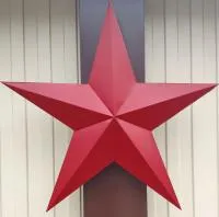 Красная звезда декор на стену в Валуйках (518432)
