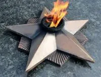 Вечный огонь СССР литая бронза патина в Валуйках (518554)