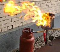 Газовая горелка электро розжиг (514267) монтаж вечный огонь ø 154 мм. ветроустойчивая  в Валуйках