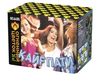 Батарея салютов Кайф-пати ОС6405 купить от производителя Огненный Цветок — Валуйки