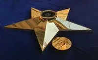 Звезда латунь ø 1100 мм. (514225) монтаж комплект горелка ГВД 379 10 89 00 ПС вечный огонь пустотелая  в Валуйках