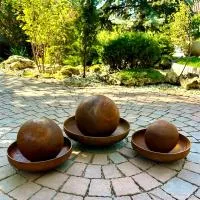 Фонтан 3D шар КОРТЕН (518896) ∅ 500 ∅ 650 ∅ 750 Валуйки