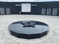 Звезда чугун (518248) производство комплект горелка ГВД 379 10 89 00 ПС вечный огонь ø 1100 мм. монолит - литье  в Валуйках